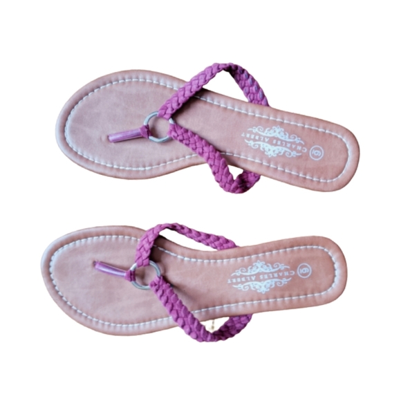 Charles Albert Shoes | Charles Albert Braided Thong Flip Flops Flats | Poshmark